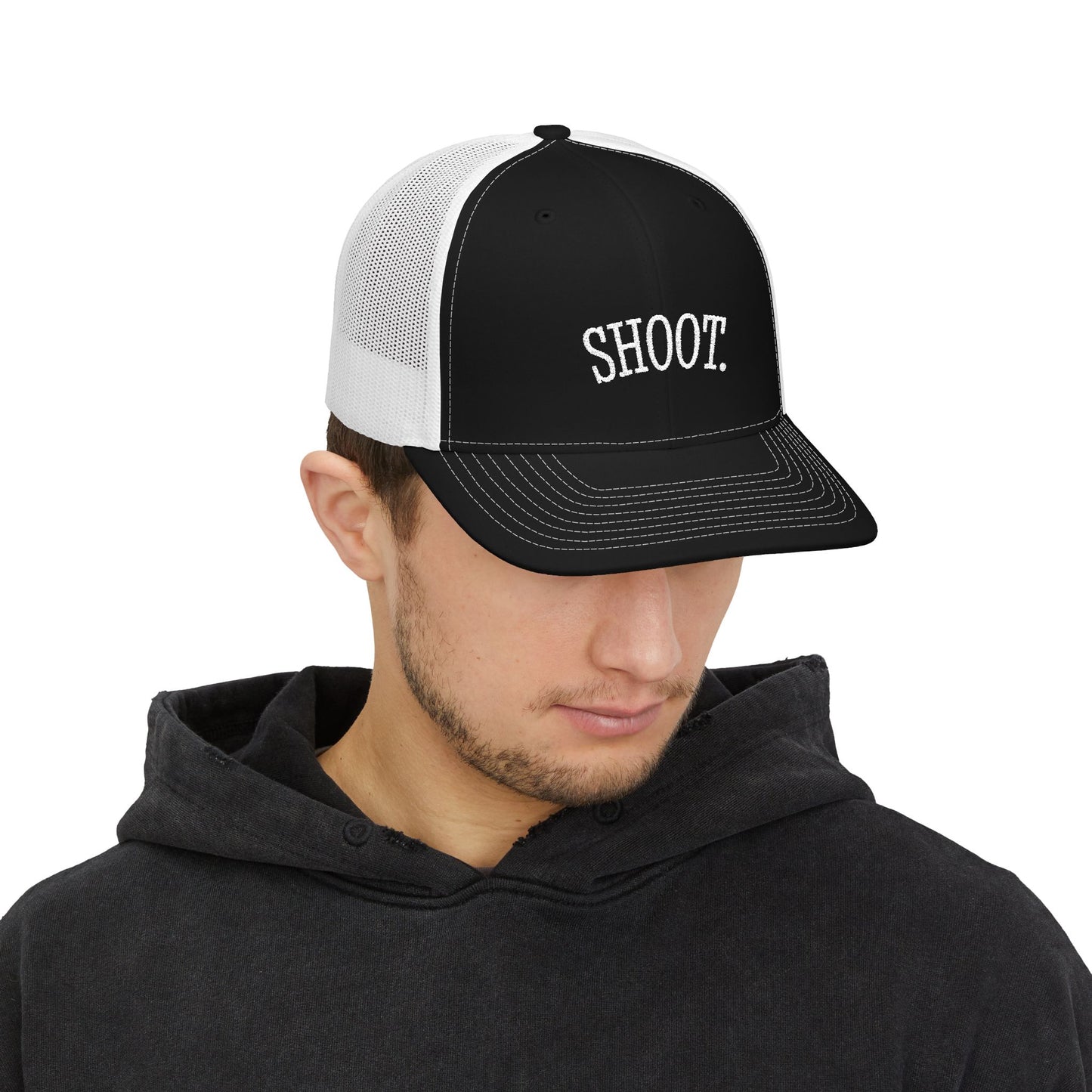 Shoot - Snapback Trucker Cap (Embroidery)